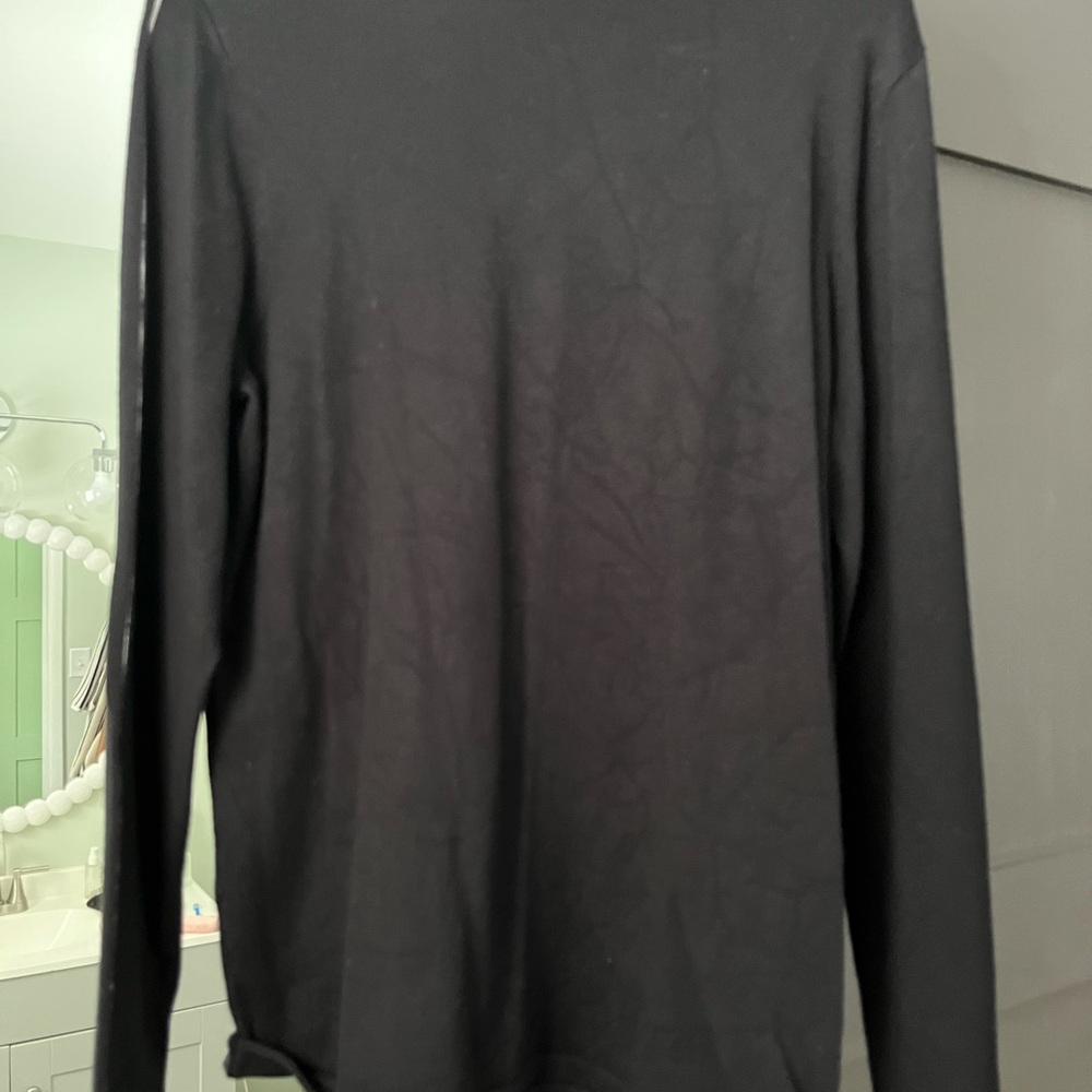 Liverpool Los Angeles Black Crewneck Top
